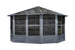 Gazebo Penguin Florence Freestanding Solarium - Sand/Slate- Metal/Polycarbonate Roof