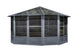 Gazebo Penguin Florence Freestanding Solarium - Sand/Slate- Metal/Polycarbonate Roof