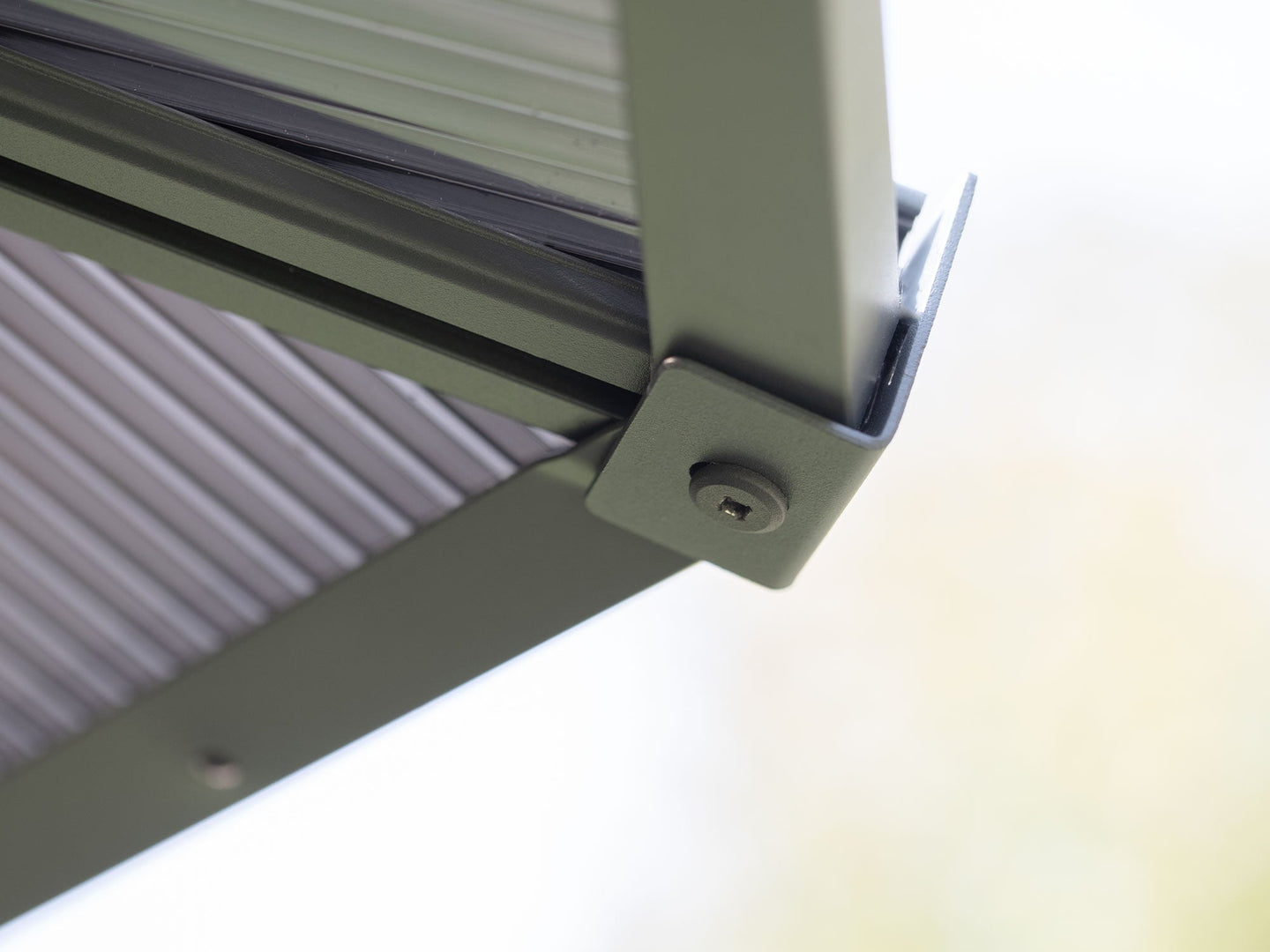 Gazebo Penguin Florence Freestanding Solarium - Sand/Slate- Metal/Polycarbonate Roof