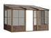 Gazebo Penguin Florence Wall Mounted Add-A-Room - Sand/Slate- Metal/Polycarbonate Roof