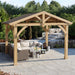 Yardistry Carolina Cedar 11 x 13 Pavilion with Aluminum Roof
