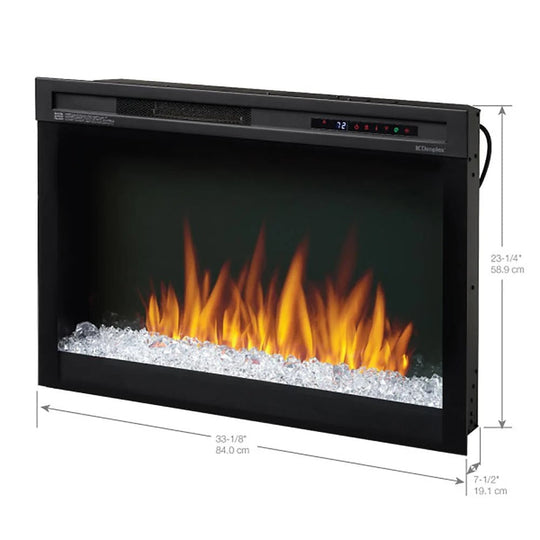 Dimplex Nova 33-Inch Plug-in Electric Firebox with Acrylic Ember Bed