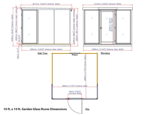 Duramax Insulated Glass Building 10'x10' - 32001