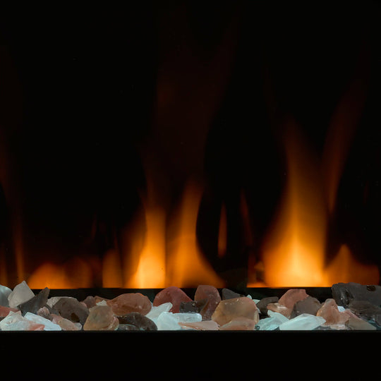 Dimplex Vital Essence 74-Inch Linear Electric Fireplace - 1500W with 13 Flame Colors (ESN74)