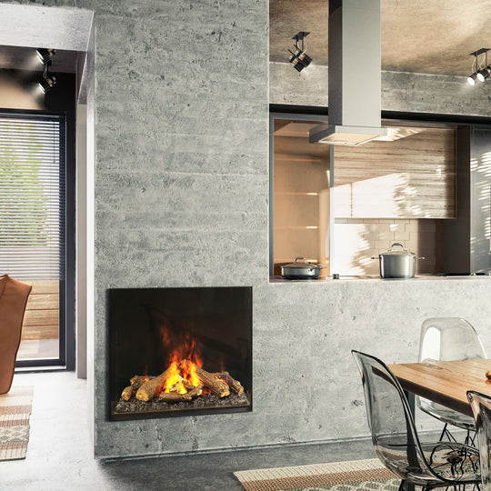 Dimplex Faber e-MatriX 35-Inch Electric Firebox, Front-facing, One-sided with e-MatriX (FEF3226L1)