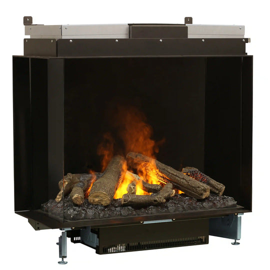 Dimplex Faber e-MatriX 37-Inch Electric Firebox, Left-facing, Two-sided with e-MatriX (FEF3226L2L)