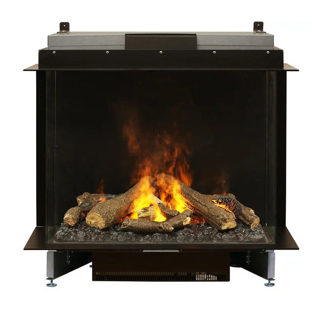 Dimplex Faber e-MatriX 39-Inch Electric Firebox, Three-sided, Bay with e-MatriX (FEF3226L3)