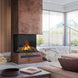 Dimplex Faber e-MatriX 39-Inch Electric Firebox, Three-sided, Bay with e-MatriX (FEF3226L3)