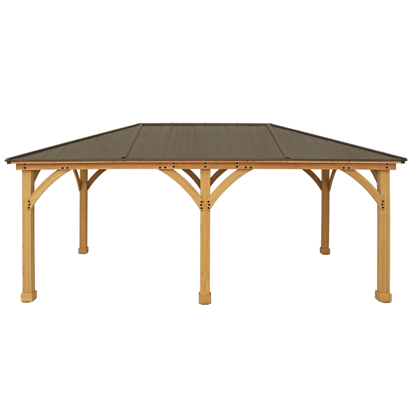 Yardistry Meridian Premium Cedar Gazebo in Multiple Sizes