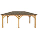 Yardistry Meridian Premium Cedar Gazebo in Multiple Sizes