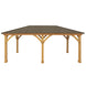 Yardistry Meridian Premium Cedar Gazebo in Multiple Sizes