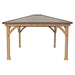 Yardistry Meridian Premium Cedar Gazebo in Multiple Sizes