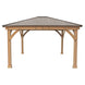 Yardistry Meridian Premium Cedar Gazebo in Multiple Sizes