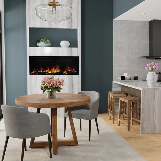 Dimplex Optimyst Linear 46-Inch Water Vapor Fireplace with Acrylic Ice and Driftwood Media (OLF46-AM)