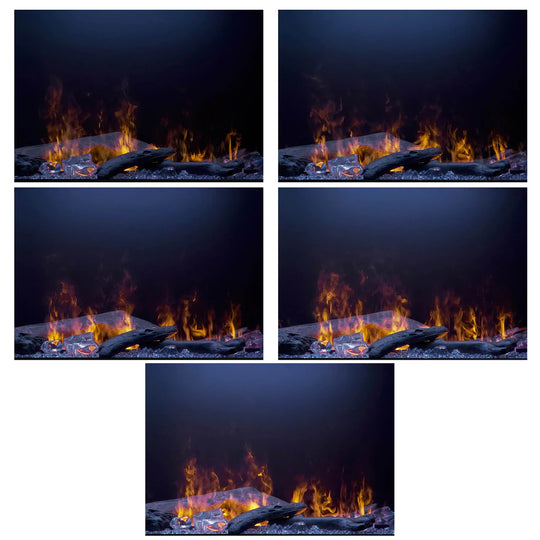 Dimplex Optimyst Linear 66-Inch Water Vapor Fireplace with Acrylic Ice and Driftwood Media (OLF66-AM)