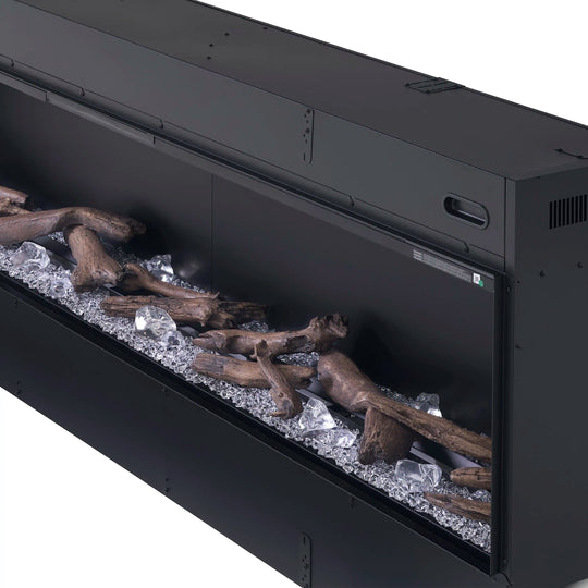 Dimplex Optimyst Linear 86-Inch Water Vapor Fireplace with Acrylic Ice and Driftwood Media (OLF86-AM)