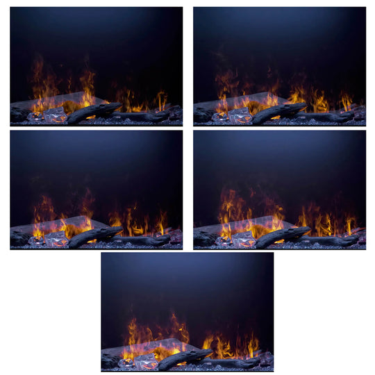 Dimplex Optimyst Linear 86-Inch Water Vapor Fireplace with Acrylic Ice and Driftwood Media (OLF86-AM)