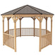 Yardistry 12 ft Meridian Octagon Gazebo