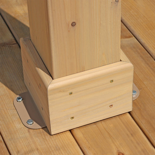 Yardistry Meridian Premium Cedar Gazebo in Multiple Sizes