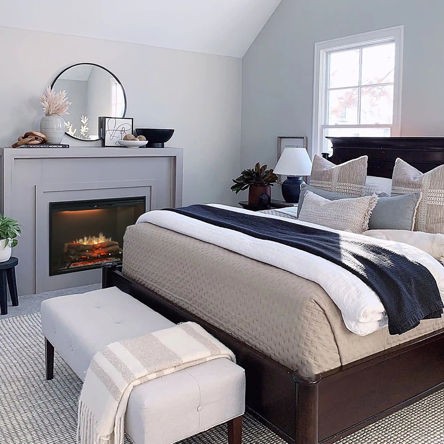 Dimplex Revillusion 30-Inch Built-In Firebox in Black with internal LED Lighting (REV30-BL)