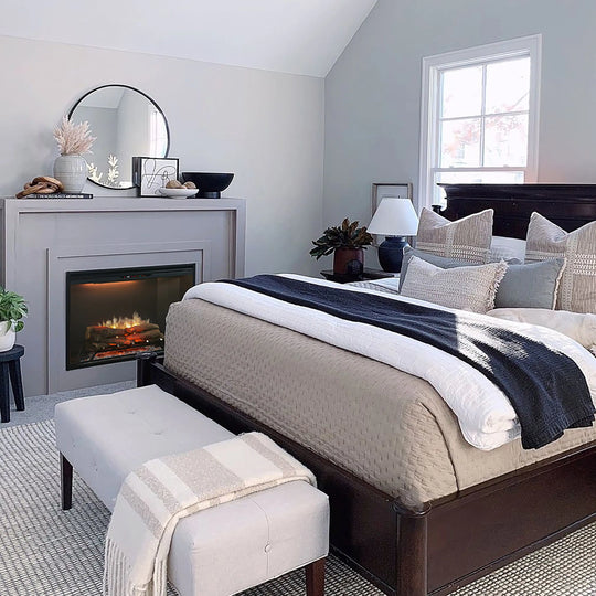 Dimplex Revillusion 36-Inch Portrait Built-in Electric Firebox in Black with Internal LED Lighting (REV36P-BL)