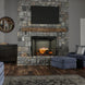 Dimplex Revillusion 36-Inch Portrait Built-In Electric Firebox in Neutral Brick with internal LED Lighting (REV36P-NB)