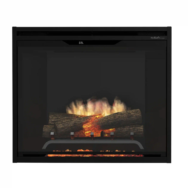 Dimplex Revillusion 30-Inch Built-In Firebox in Black with internal LED Lighting (REV30-BL)