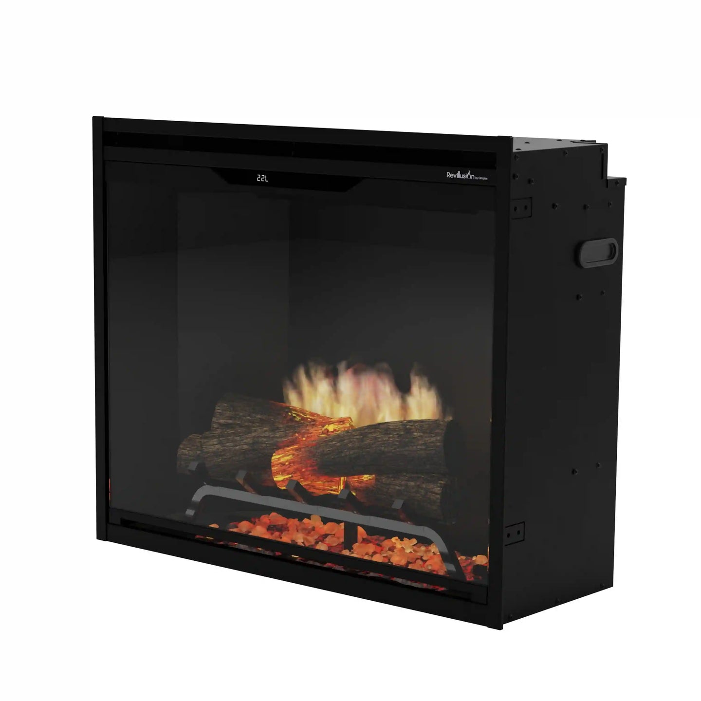 Dimplex Revillusion 30-Inch Built-In Firebox in Black with internal LED Lighting (REV30-BL)