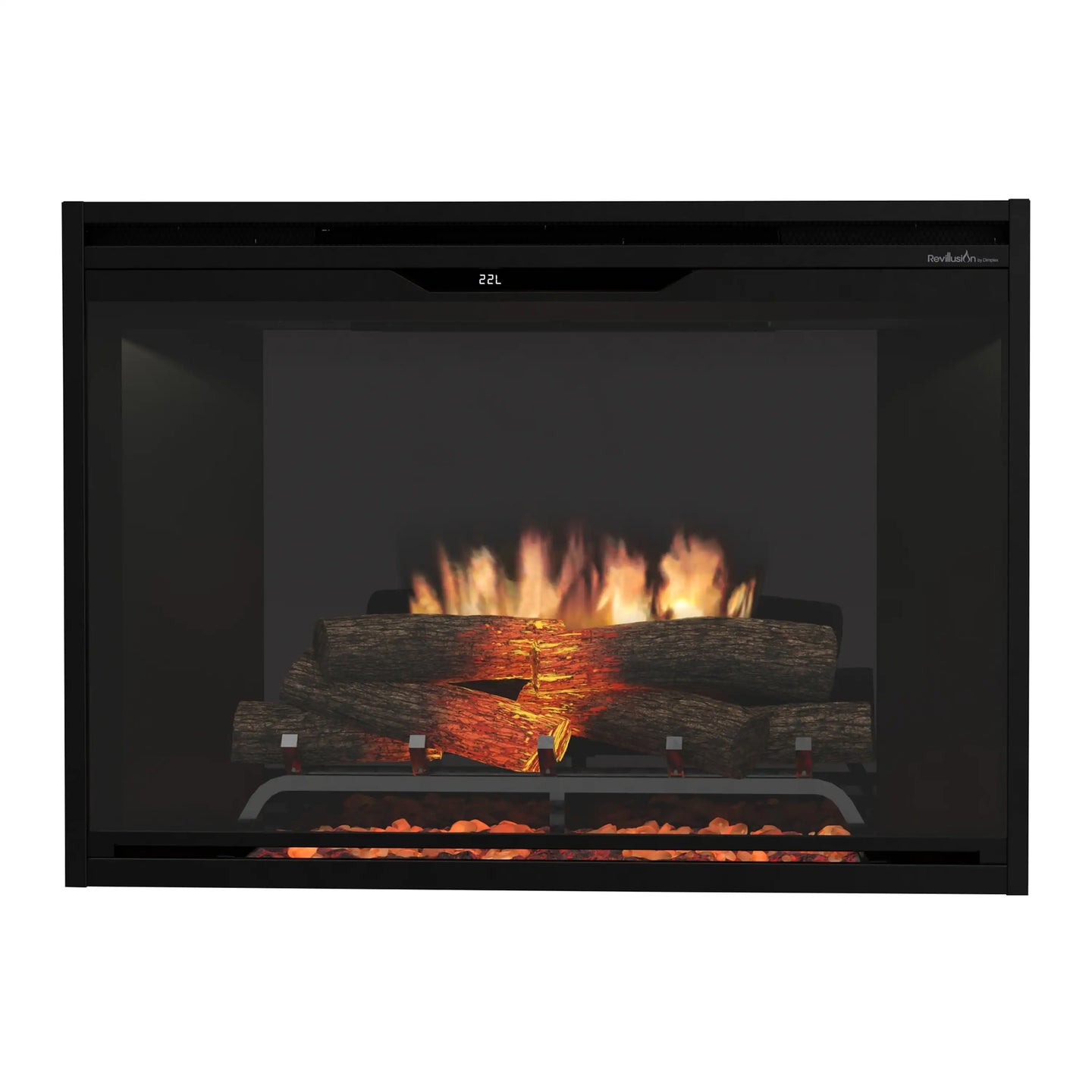 Dimplex 36-Inch Built-In Electric Firebox in Black with internal LED Lighting (REV36-BL)