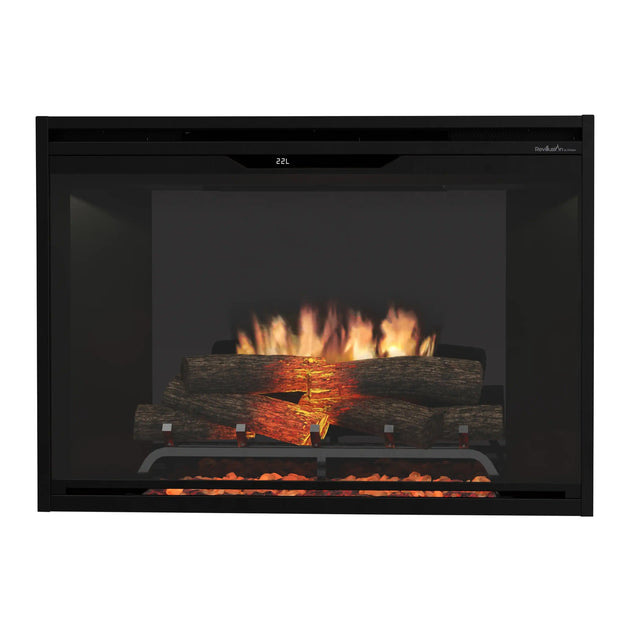 Dimplex 36-Inch Built-In Electric Firebox in Black with internal LED Lighting (REV36-BL)