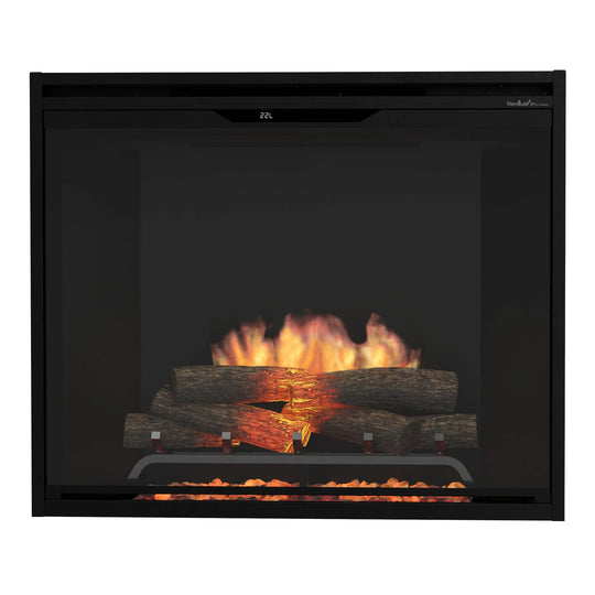 Dimplex Revillusion 36-Inch Portrait Built-in Electric Firebox in Black with Internal LED Lighting (REV36P-BL)