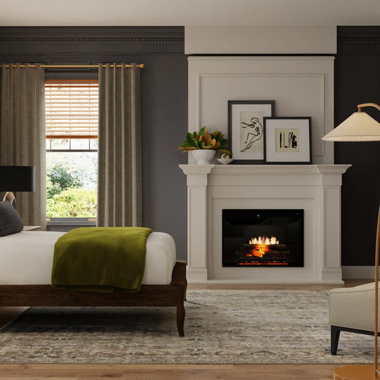 Dimplex Revillusion 42-Inch Built-In Electric Firebox in Black with internal LED Lighting (REV42-BL)