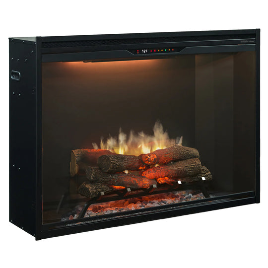 Dimplex Revillusion 42-Inch Built-In Electric Firebox in Black with internal LED Lighting (REV42-BL)