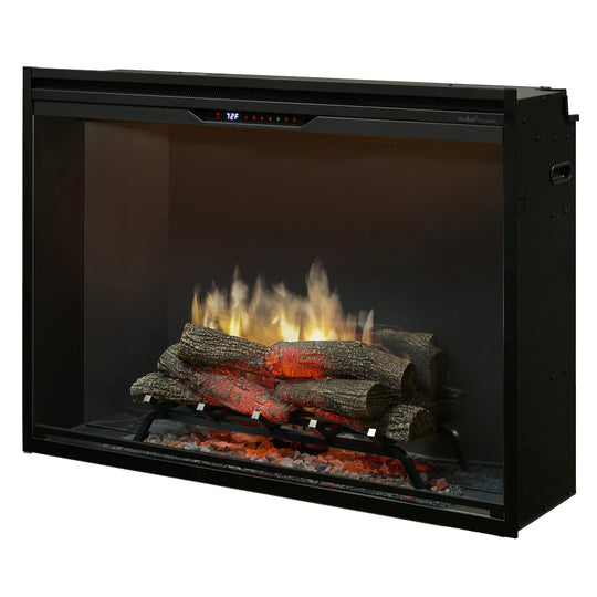 Dimplex Revillusion 42-Inch Built-In Electric Firebox in Black with internal LED Lighting (REV42-BL)