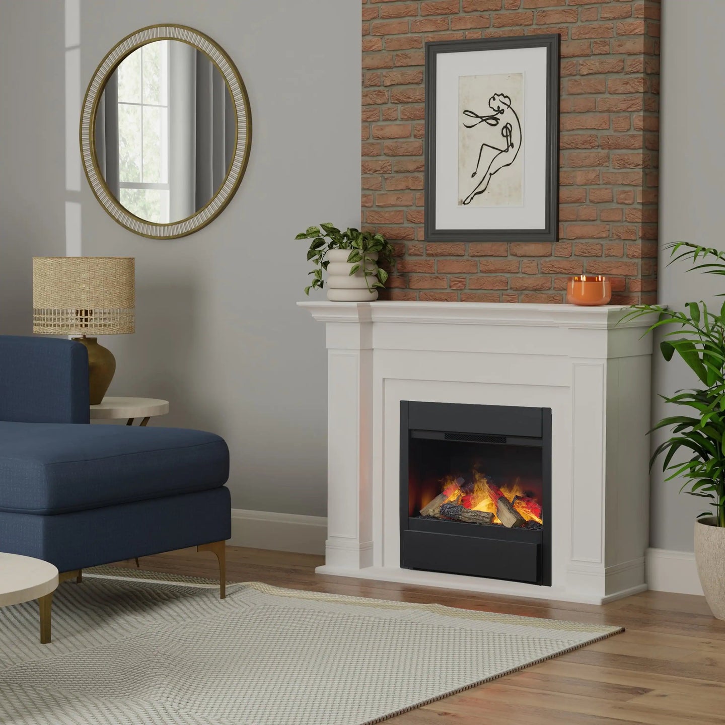 Dimplex Optimyst Revive 25-Inch Water Vapor Fireplace (ABN15-RGB-AM)