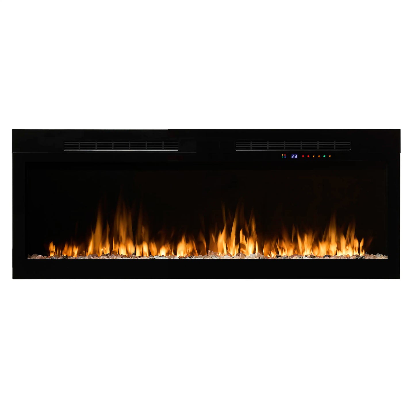 Dimplex Vital Sense 74-Inch Linear Electric Fireplace with 1500W and 13 Flame Colors (SEN74)