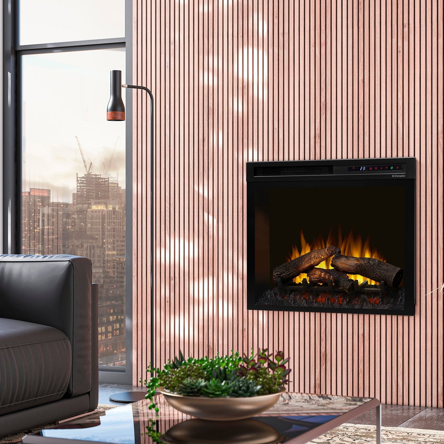 Dimplex Nova 28-Inch Plug-in Electric Firebox with Logs