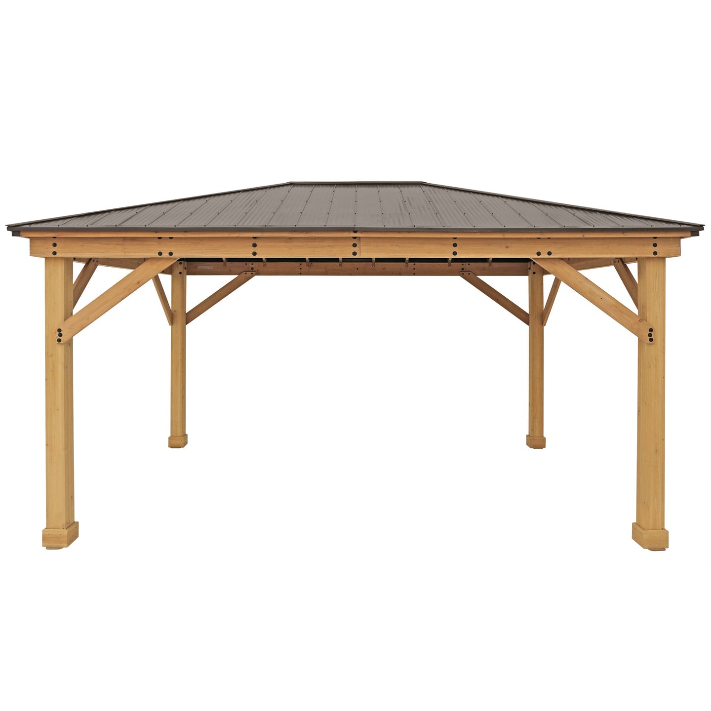 Yardistry Meridian Premium Cedar Gazebo in Multiple Sizes