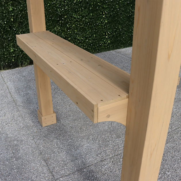 Yardistry Meridian Cedar Grilling Pavilion