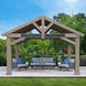 Yardistry 16x14 ft Timber Frame Pavilion with Aluminum Roof