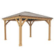 Yardistry Meridian Premium Cedar Gazebo in Multiple Sizes