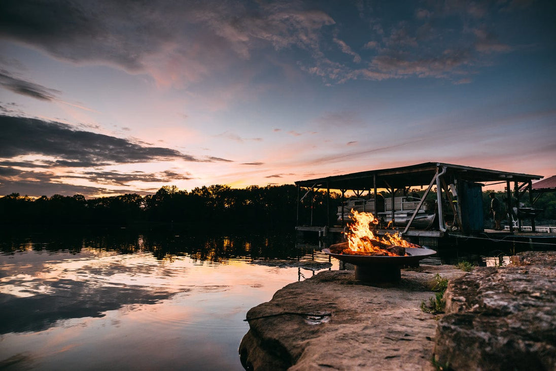 Fire Pit Art Asia 48-inch Wood Burning Fire Pit Asia 48" -Wood Burning