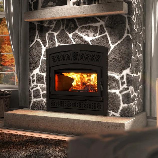 Valcourt FP10 Lafayette II Wood Fireplace - Includes Blower