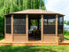 Gazebo Penguin Florence Freestanding Solarium - Sand/Slate- Metal/Polycarbonate Roof