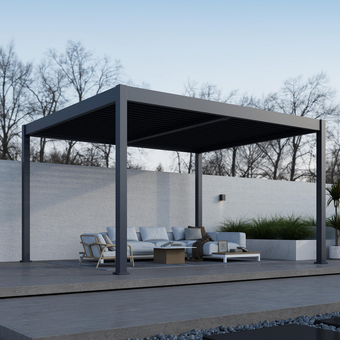 Paragon Outdoor Grand Tuscan Louvered Pergola