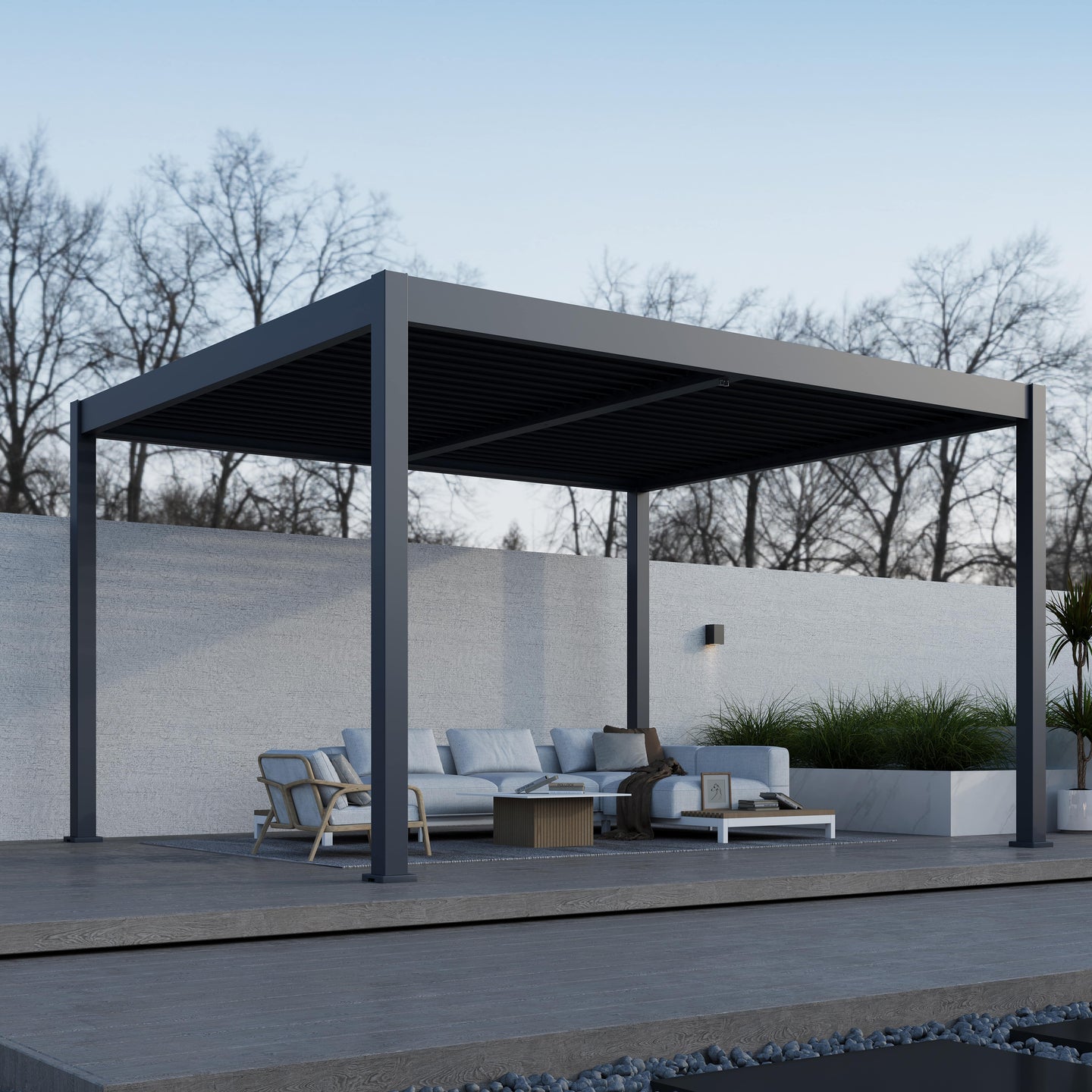 Paragon Outdoor Grand Tuscan Louvered Pergola