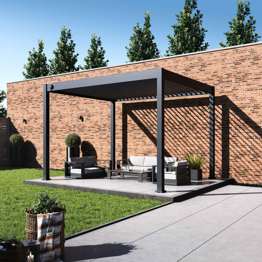 Paragon Outdoor Grand Tuscan Louvered Pergola