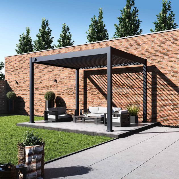 Paragon Outdoor Grand Tuscan Louvered Pergola