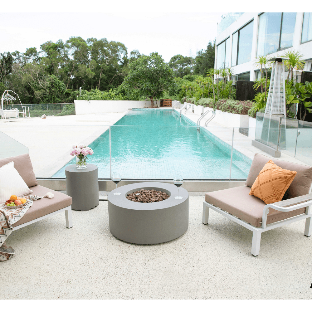 Modeno Tramore Round Fire Pit Table OFG132